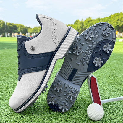 New Men Golf Shoes, Professional Golfers Shoes, Waterproof Comfortable Golf Footwear, Non-Slip