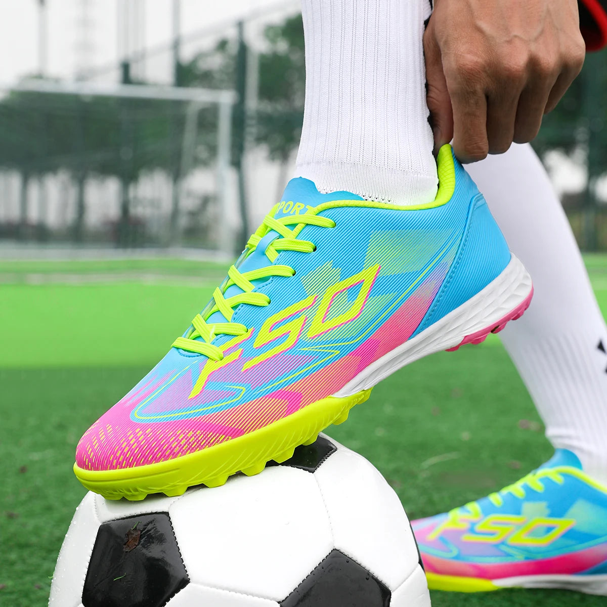 New Men Soccer Shoes Unisex Sneakers Hot Sale Football Boots Professional High-quality Futsal Ultralight Women TF/FG Cleats