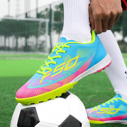 New Men Soccer Shoes Unisex Sneakers Hot Sale Football Boots Professional High-quality Futsal Ultralight Women TF/FG Cleats