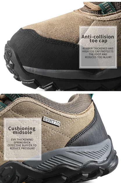 Scarpe da trekking HUMTTO da uomo, sneakers invernali di lusso firmate per arrampicata e trekking, scarpe da uomo in pelle per sport outdoor e lavoro 110282A