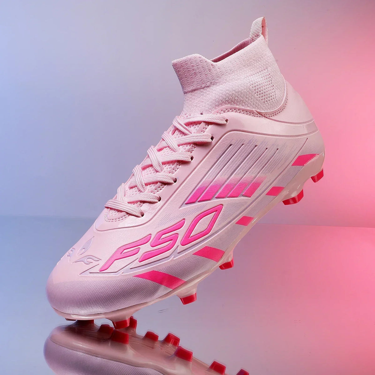 Nouvelles chaussures de football pour hommes, antidérapantes TF/FG, chaussures de sport confortables pour garçons et femmes, chaussures de sport à la cheville, chaussures de football professionnelles, baskets