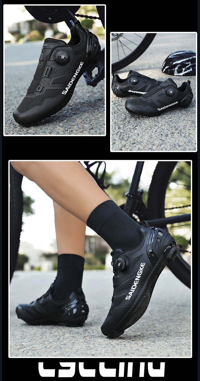 Scarpe da ciclismo unisex nuove, professionali, leggere e di lusso, originali, da strada, in gomma, MTB, da corsa, bici fashion, sport street