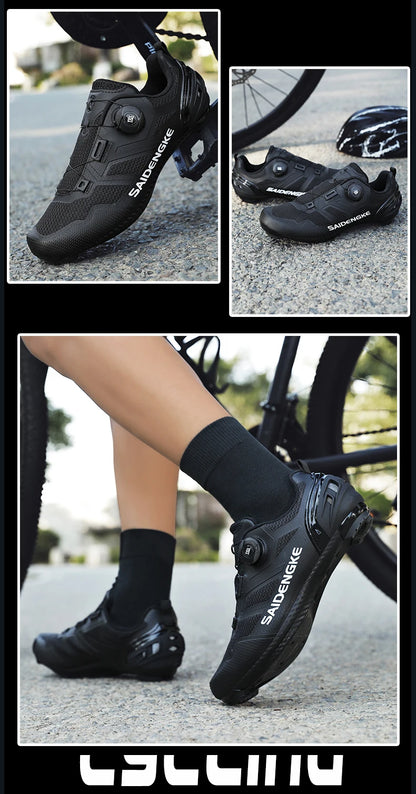 Scarpe da ciclismo unisex nuove, professionali, leggere e di lusso, originali, da strada, in gomma, MTB, da corsa, bici fashion, sport street