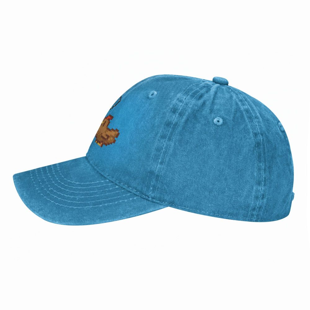 Summer Cap Sun Visor Unhappy Chickens Hip Hop Caps Stardew Valley Game Abigail Sebastian Cowboy Hat Peaked Hats