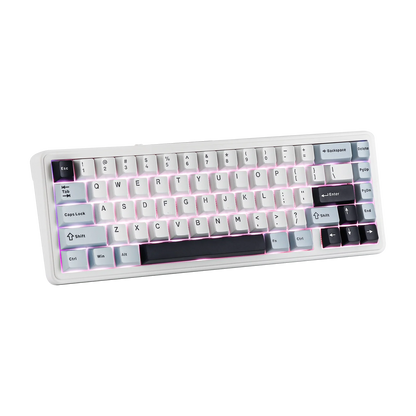 EPOMAKER x AULA F65 65% Layout Wired/Bluetooth 5.0/2.4G Wireless Hot-Swap Gasket-mounted Mechanical Gaming Keyboard for Mac/Win