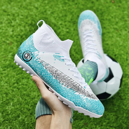 Chaussures de football professionnelles pour hommes et enfants, baskets de football, chaussures d'entraînement de futsal pour garçons, taille 35-45