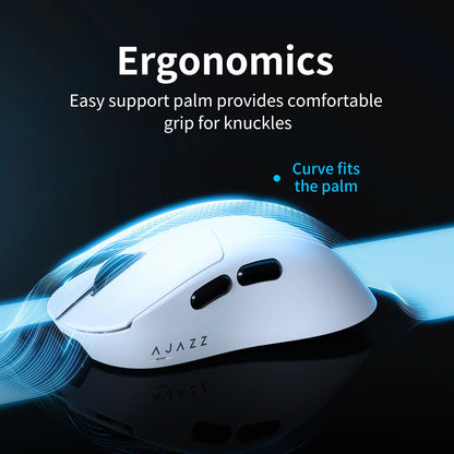AJAZZ AJ179 V2 MAX Tri-mode right-handed mouse 56g lightweight PAW3311 sensor Huanuo Micro Switch TelinkMicrochip
