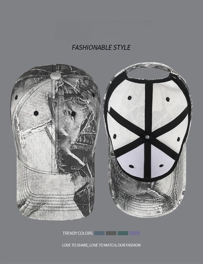 Mode Femmes Hommes Casquette de baseball en coton délavé pour homme et femme, style rétro, toutes saisons, sports de plein air, casquette snapback pour femmes et hommes