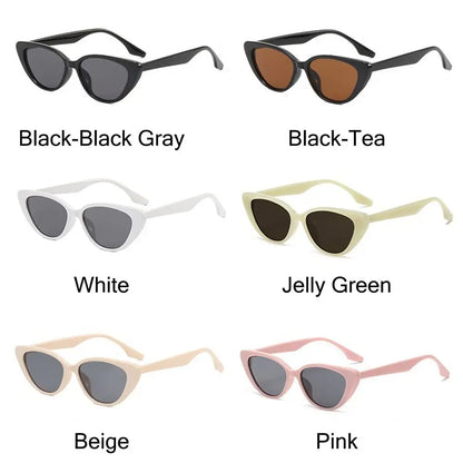 Cat Eye Shape Sunglasses Beach Sun Protection Sun Glasses Fashion Shades 90s Glasses Summer Eyewear