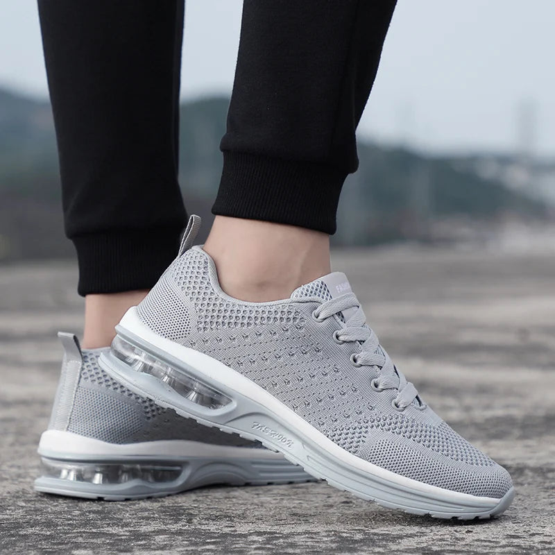 Red Cheap Running Shoes for Men Women Breathable Weave Air Cushion Sneakers Big Size 35-46 Men Lightweight Sports Shoes Trainers