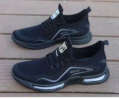Men Shoes Slip-On Fashion Sneakers Male Sport Running Shoes Breathable Gym Training Walking Tennis Shoes Non-Slip Workout Flats