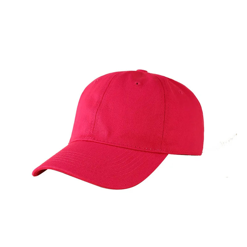Custom Logo Cotton Soft Top Baseball Cap For Women Men Classics Simple Adjustable Dad Hat Outdoor Sport Dad Hats Wholesale