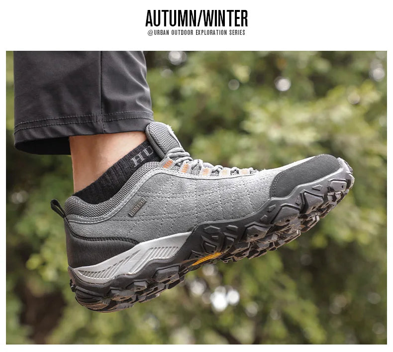 Scarpe da trekking HUMTTO da uomo, sneakers invernali di lusso firmate per arrampicata e trekking, scarpe da uomo in pelle per sport outdoor e lavoro 110282A