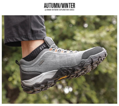 Scarpe da trekking HUMTTO da uomo, sneakers invernali di lusso firmate per arrampicata e trekking, scarpe da uomo in pelle per sport outdoor e lavoro 110282A