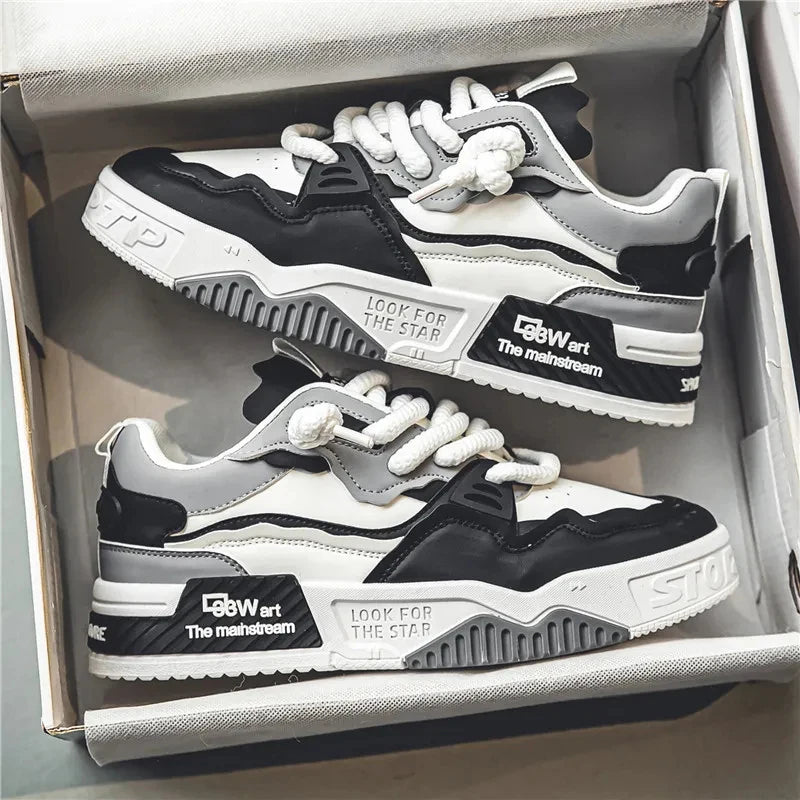 Men's Sports and Casual Shoes, Skateboarding Shoes, Men's Street Shoes, Fashionable Casual Shoes, Unisex Suitable for All Seasons
