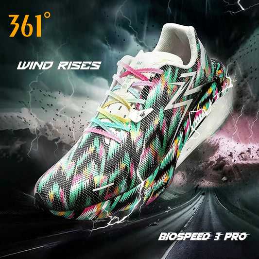 361 Degrees BIospeed 3.0 PRO Men's Running Shoes Sports Professional Marathon Lightweight Breathable Female Sneakers 672412208