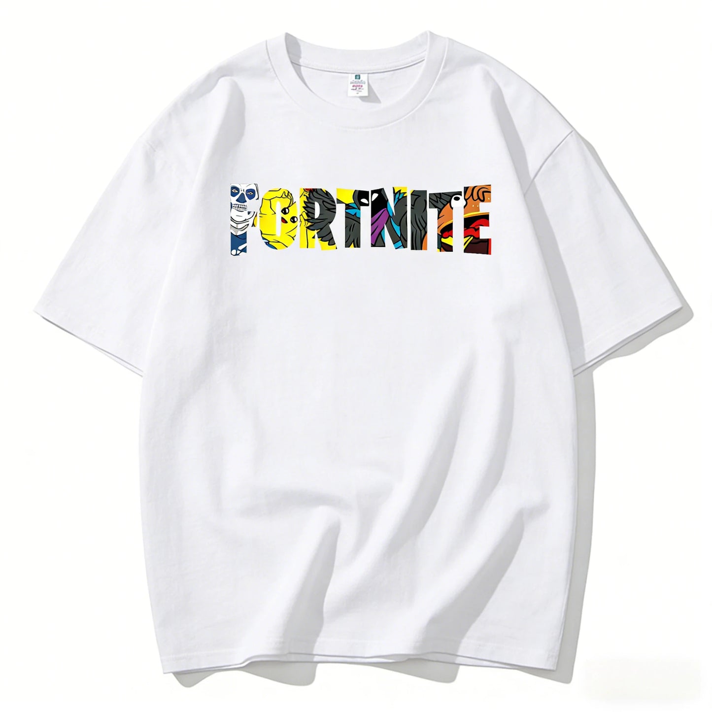 Neue Sommerkollektion: Fortnite T-Shirt aus reiner Baumwolle mit Rundhalsausschnitt — Unisex-Style, perfekt für Freizeit und Urlaub