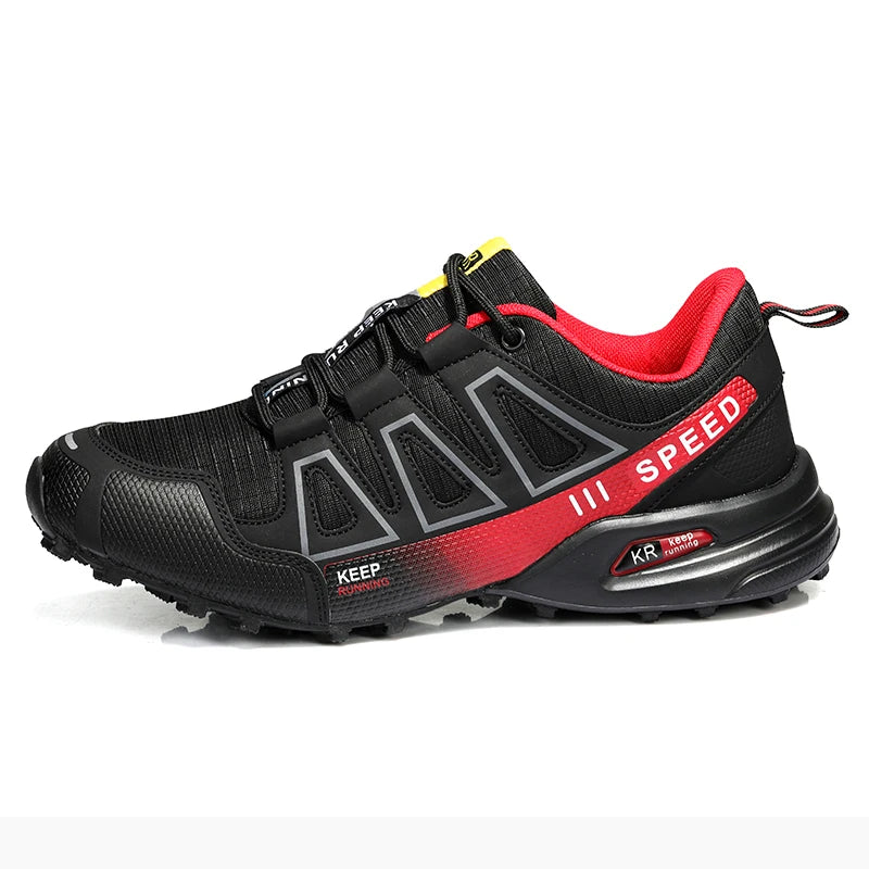 Zapatillas de ciclismo para hombre, calzado outdoor de montaña y cross-country, antideslizante y resistente al desgaste, para entrenamiento de ciclismo y senderismo