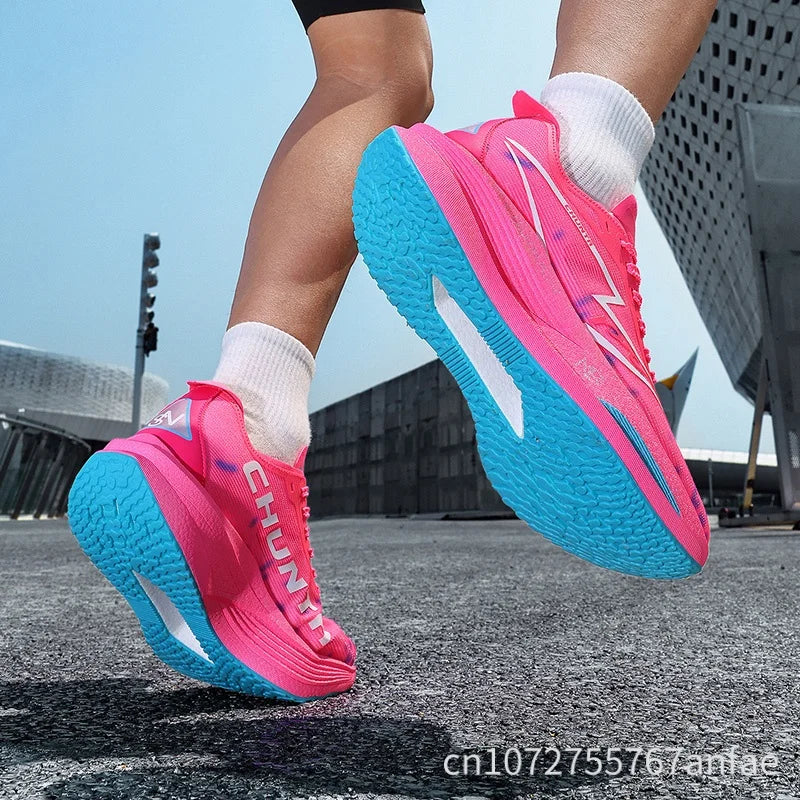Running Shoes Carbon Plate Marathon Men Specialty Sports Breathable Lightweight Women's Comfortable Athletic Chunta Sneakers