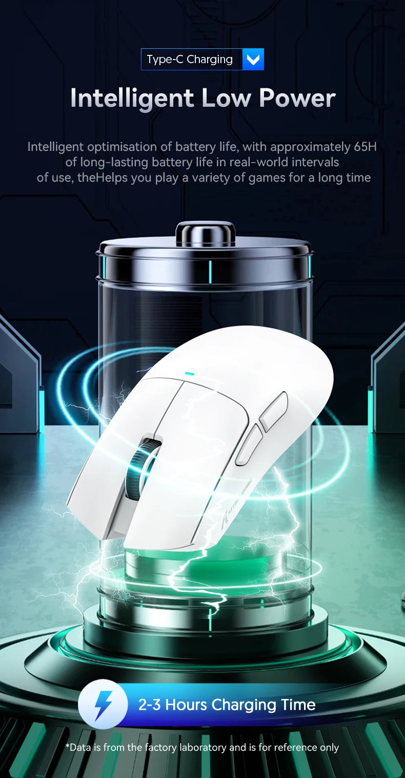 X11 Attack Shark Gaming Mouse Wireless 1K Hz PAW3311 Macro Magnetic RGB Docking Charger for Gaming