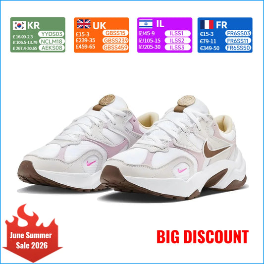 Nike AL8 Women's Shoes Mesh Breathable Retro Lightweight Thick-Sole Low-Top Outdoor Durable Casual Running Shoes HM3691-130