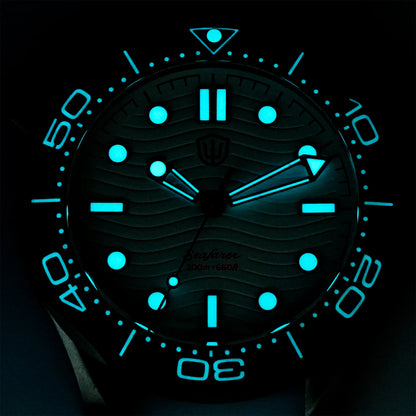 Watchdives 42mm Titanium Dive Watch NTTD VH31 Sweep Second Quartz Movement 200m Waterproof Super Luminous Men Watches