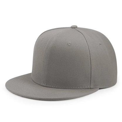 Engros 40 farver Justerbare flade snapback-kasketter med skygge Dame Mode Polyester Enfarvet baseballkasket Herre Hiphop Blank Sportskasket