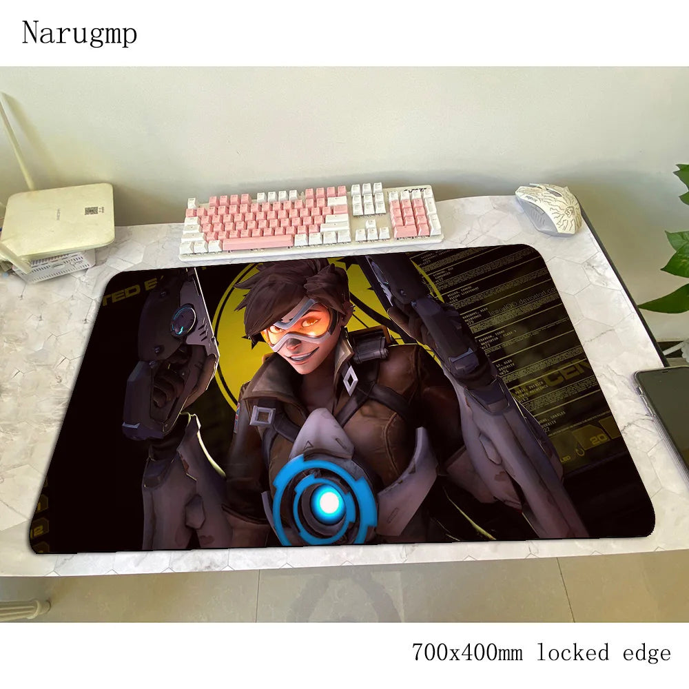 Overwatch mouse pad 700x400x3mm gaming mousepad anime Personality office notebook desk mat Boy Gift mouse pad games PC gamer mats