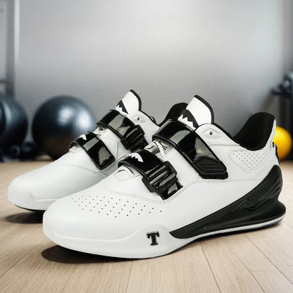Zapatillas profesionales de halterofilia cómodas para entrenamiento de sentadillas en interior, duraderas, antideslizantes y diseñadas para levantamientos intensos