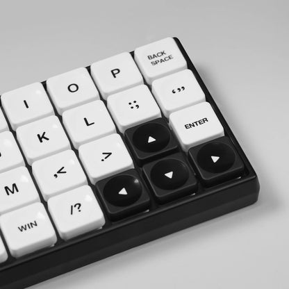 Chosfox GEONIX48 Rev.2 Low Profile Keyboard Single/Three Mode Portable Mechanical Keyboard Kit For LOW MX Switch Support QMK/VIA