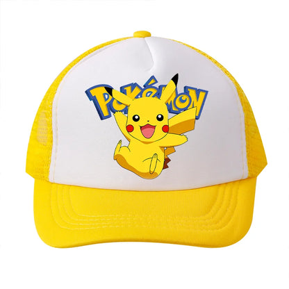 Pokémonová baseballová čepice Pikachu Charizard Gengar kreslená postavička čepice s kšiltem pro děti i dospělé letní outdoorová sportovní čepice pro chlapce ležérní módní čepice dárek
