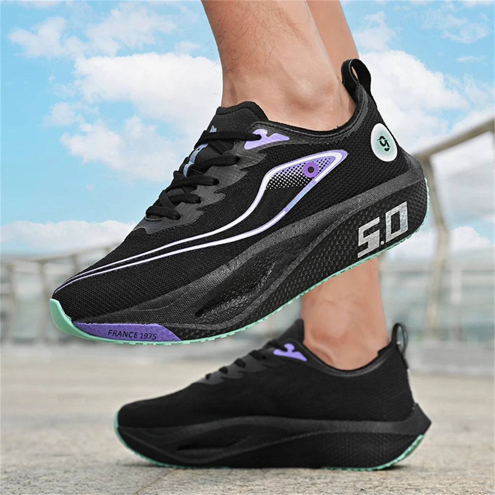 Nuevas zapatillas deportivas para hombre y mujer, zapatillas de running, placa de carbono, competición de maratón masculina, amortiguación, zapatillas de entrenamiento atlético