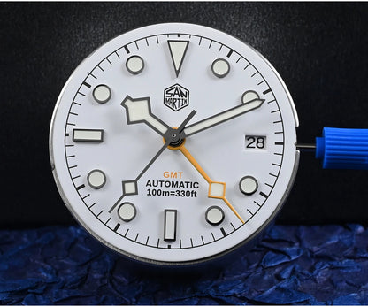 San Martin New 39mm NH34 BB GMT Automatic Mechanical Watch Sport Watch Sapphire Luminous Waterproof 100m for Men Relogio SN0054