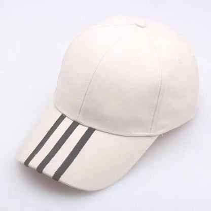 Cappellini da baseball da uomo, casual in cotone, ricamati, a righe, con chiusura a scatto, in stile hip hop; cappellini da donna per sport all’aperto; casquette da uomo; gorras