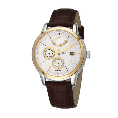 BERNY Luxury Automatic Watches for Men Fashion Elegant Mechanical Wristwatch Sapphire Date Week High-end Men's Dress Watch