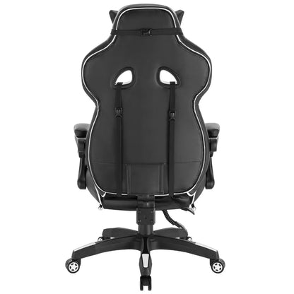 WOLTU Gaming Chair Ergonomic Racing Chair with Footrest, Lumbar Support, Headrest, Adjustable Office Computer Desk Chair