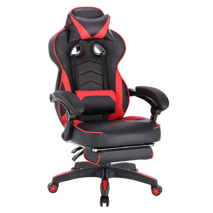 WOLTU Gaming Chair Ergonomic Racing Chair with Footrest, Lumbar Support, Headrest, Adjustable Office Computer Desk Chair