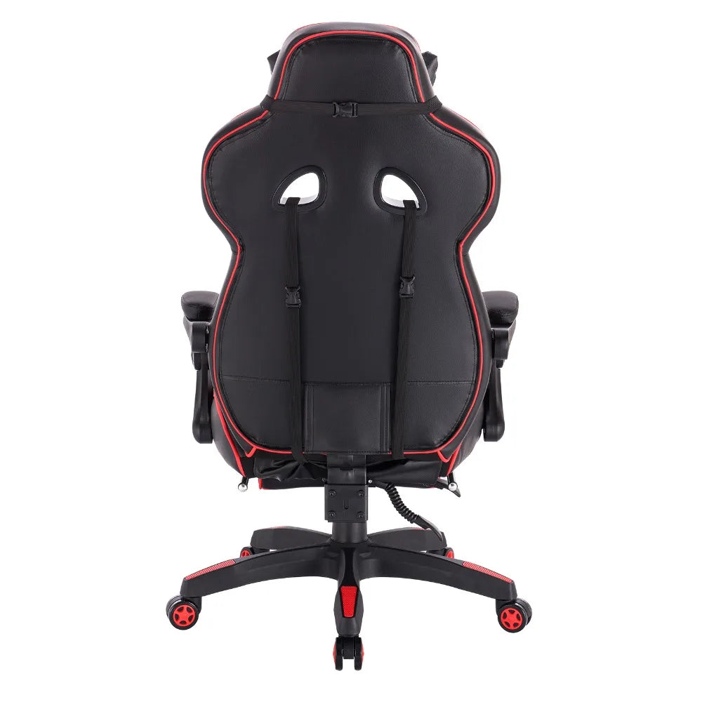 WOLTU Gaming Chair Ergonomic Racing Chair with Footrest, Lumbar Support, Headrest, Adjustable Office Computer Desk Chair